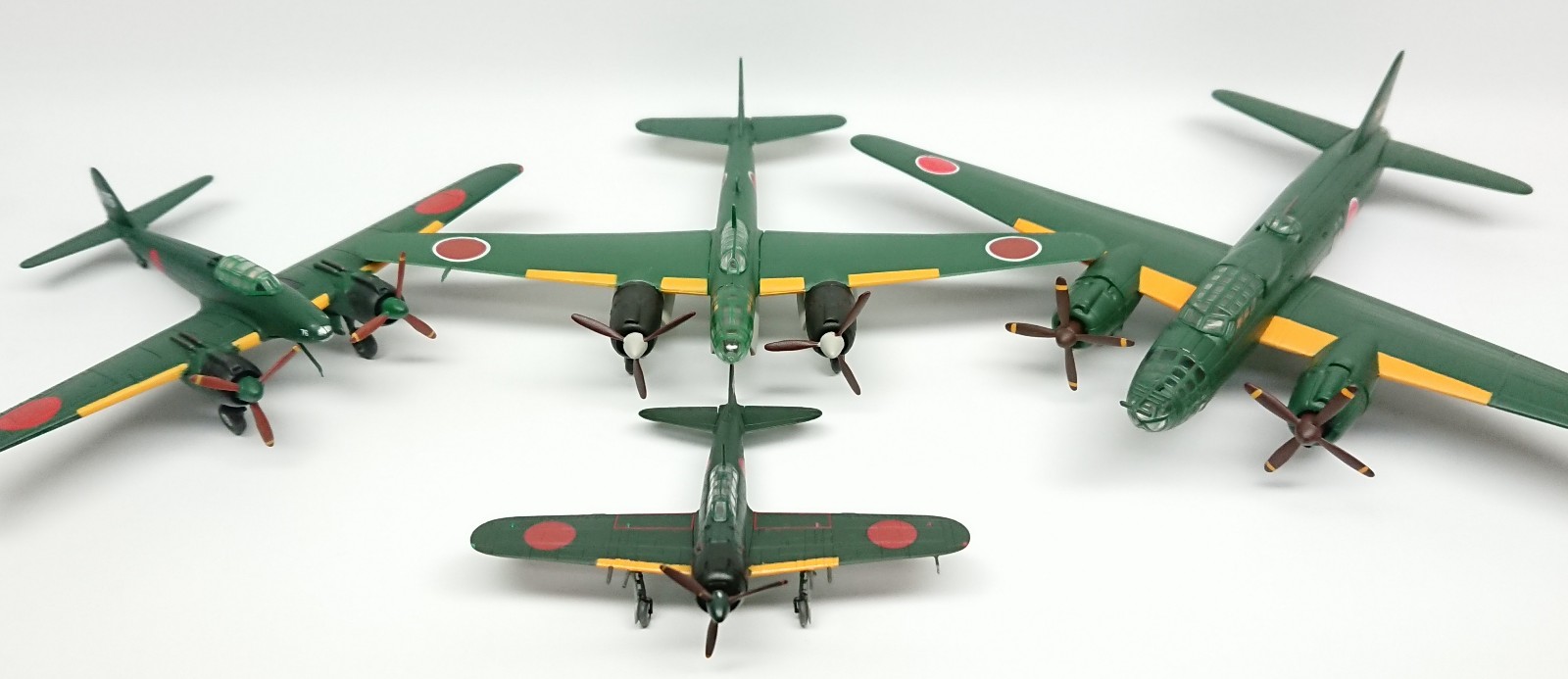 F toys  双発機コレクション3 日本軍爆撃機銀河型 製作